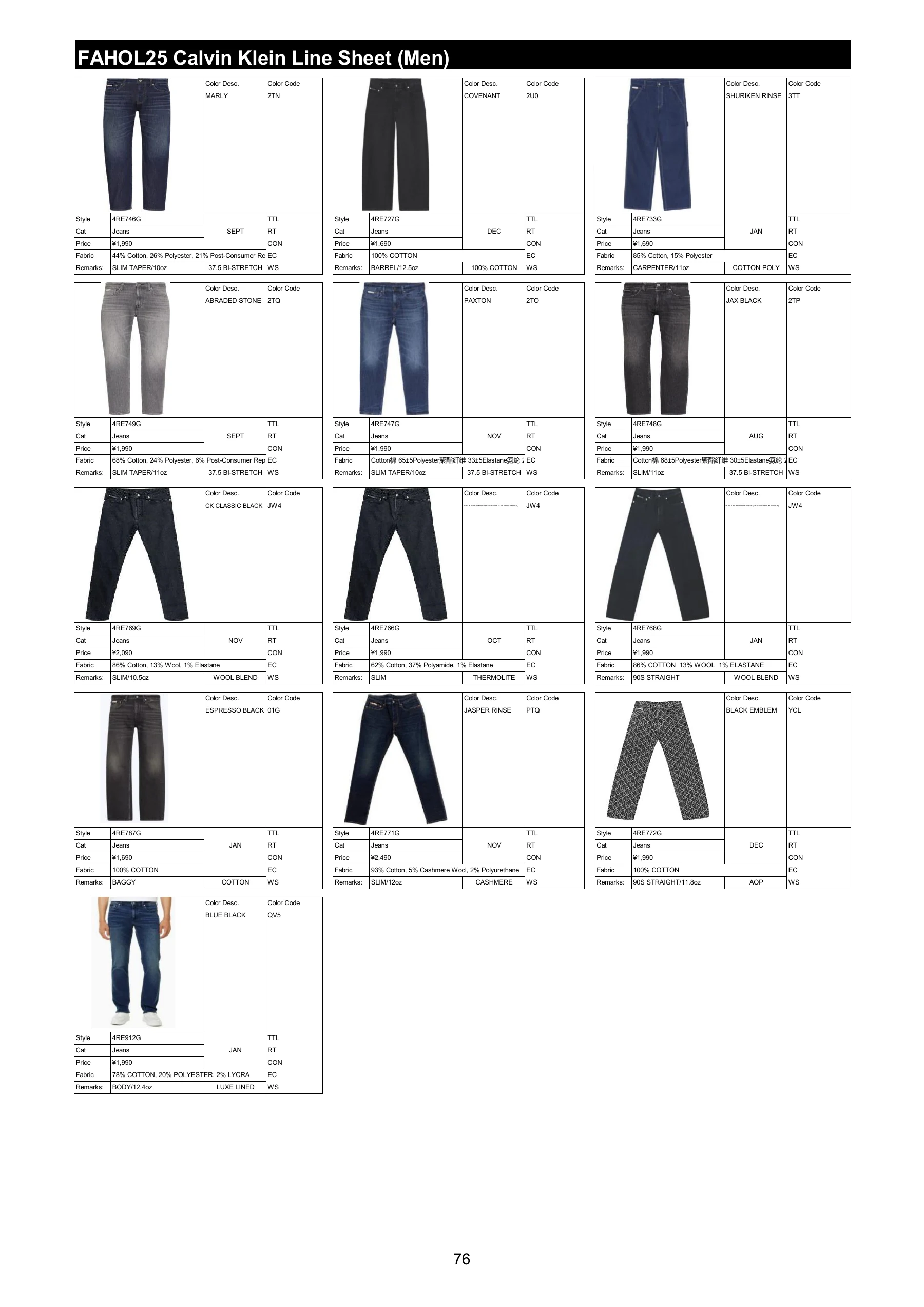 FAHOL25 商品资料，第 78 页