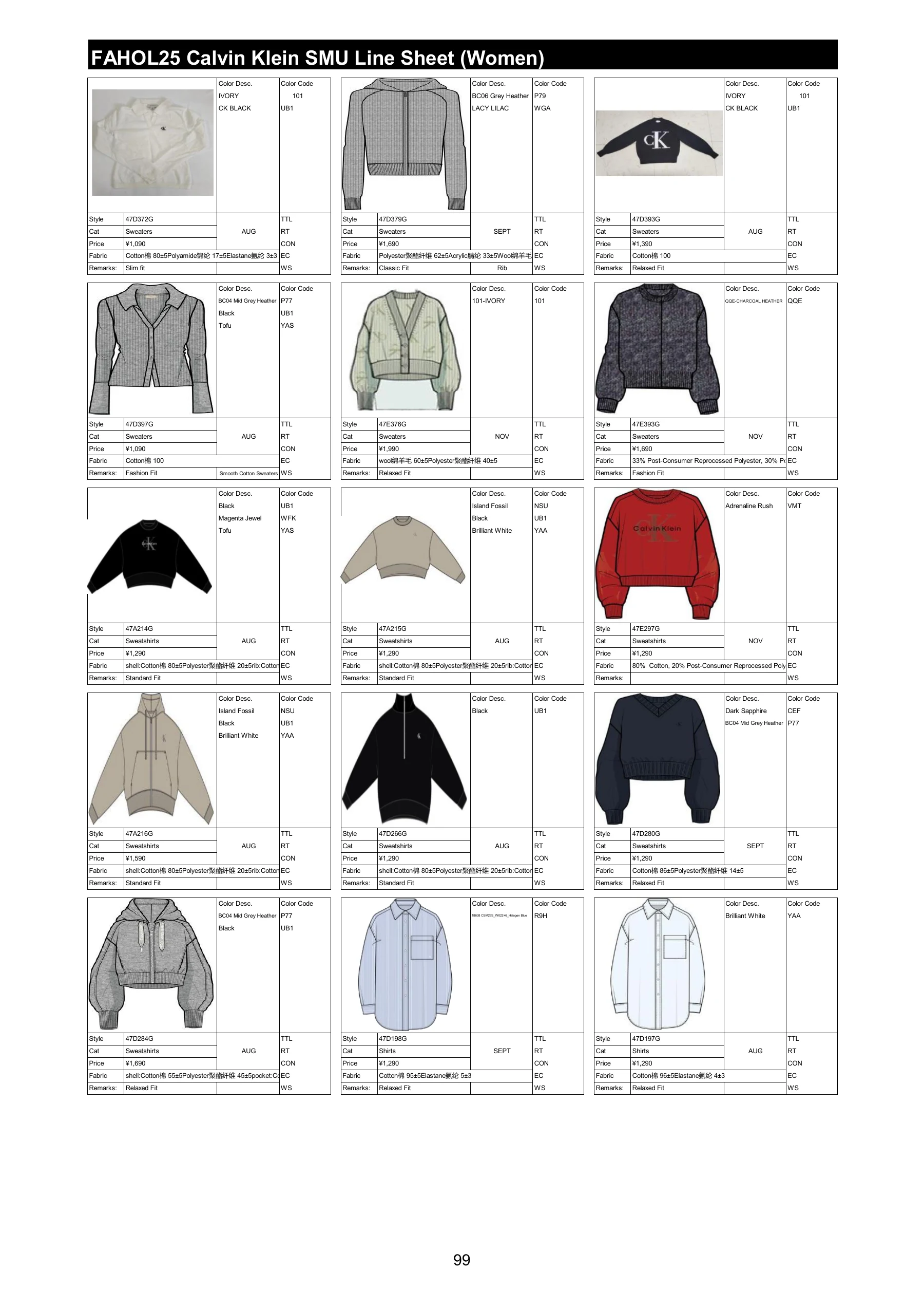 FAHOL25 商品资料，第 101 页